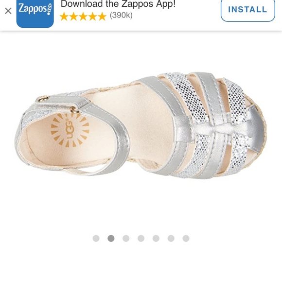 UGG Sandals for toddler girl size 7T - Picture 8 of 9